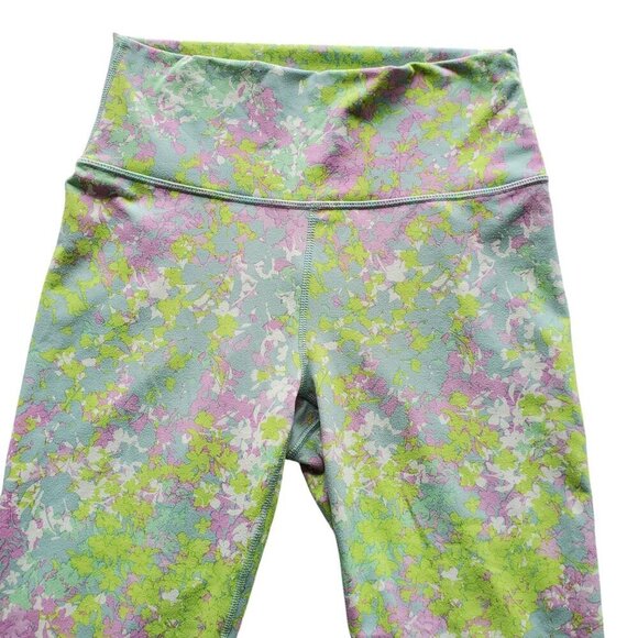 Fabletics Power Hold High Waisted 7/8 Length Bright Pastel Floral pocket XS - Picture 3 of 12